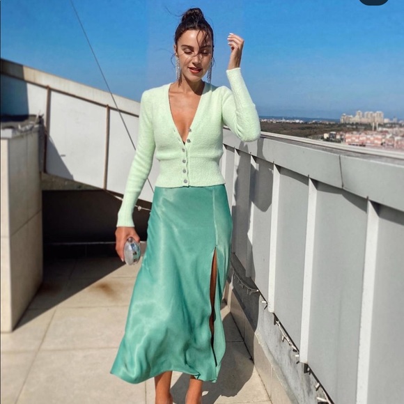 Zara jewel button cardigan bloggers favorite - Picture 6 of 11